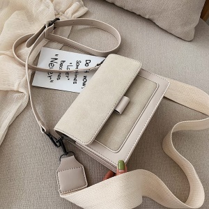 Sac à bandoulière pour femme en cuir artificiel