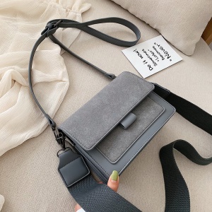 Sac à bandoulière pour femme en cuir artificiel