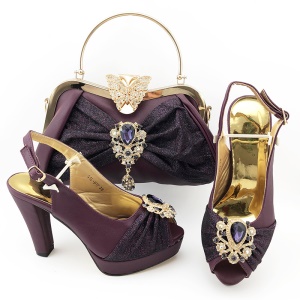 Ensemble de Talons hauts  et  sac  pour femmes