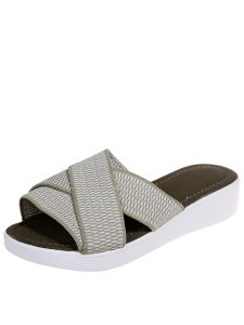 Sandale en cuir artificiel pour femme