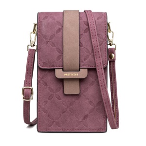 Sac à bandoulière pour femme en cuir synthétique