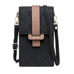 Sac à bandoulière pour femme en cuir synthétique