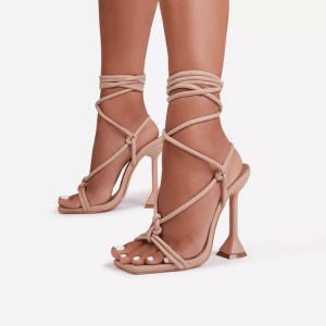 Sandales d'été pour femmes à corde styles gladiateur et talons hauts