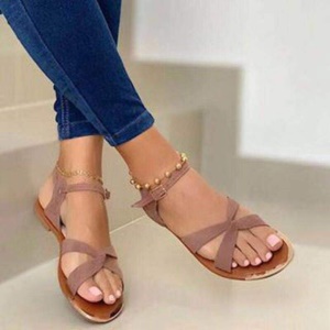 Sandales pour femmes en cuir synthétique