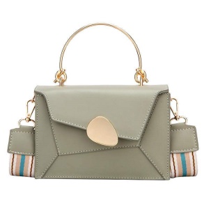 Sac à bandoulière en cuir synthétique pour femmes multicolores