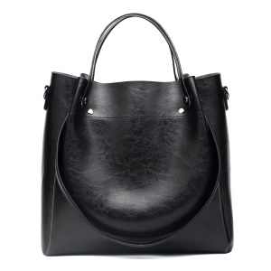 Sac à bandoulière femme simple avec un effet brillannt huile de cire