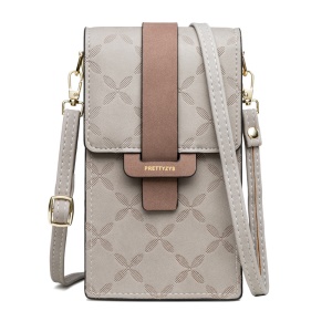 Sac à bandoulière pour femme en cuir synthétique