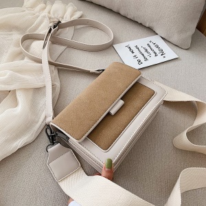 Sac à bandoulière pour femme en cuir artificiel