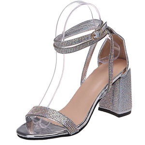 Chaussures à talons hauts pour femmes avec Diamant artificiel
