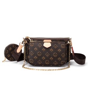 Sac à bandoulière pour femme 3 en 1 en cuir synthétique