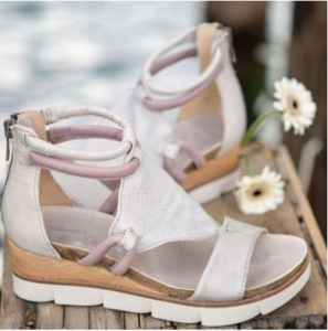 Sandales pour femmes en cuir synthétique