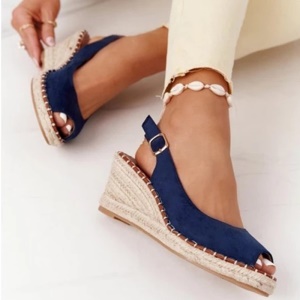 Sandales pour femmes semelle en lin