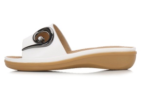 Femme Pantoufles en cuir artificiel