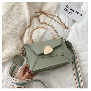 Sac à bandoulière en cuir synthétique pour femmes multicolores