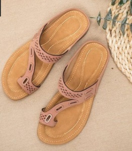 Sandales confortables en cuir synthétique