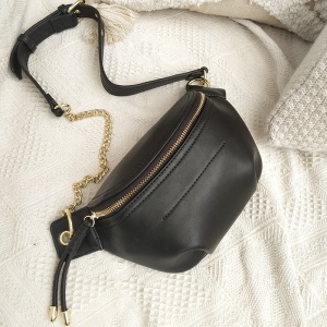 Sac à bandoulière pour femme avec chaîne antivol