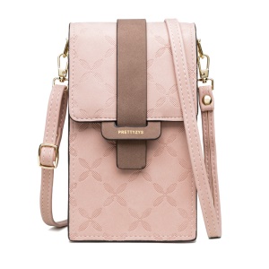 Sac à bandoulière pour femme en cuir synthétique