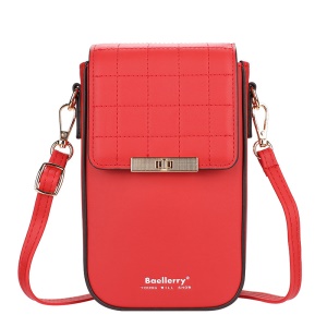 Sac à bandoulière pour femme en cuir synthétique