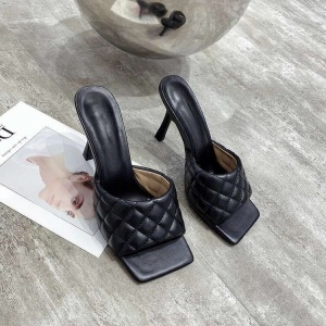 Mule en cuir artificiel pour femme