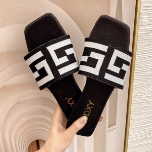 Pantoufles pour femmes en cuir artificiel
