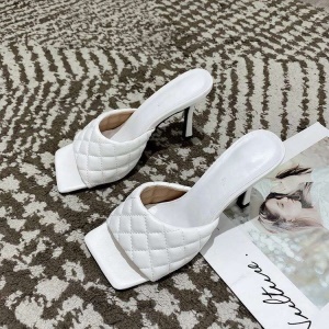 Mule en cuir artificiel pour femme