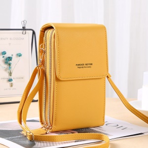 Sac à bandoulière pour femme en cuir synthétique