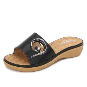 Femme Pantoufles en cuir artificiel