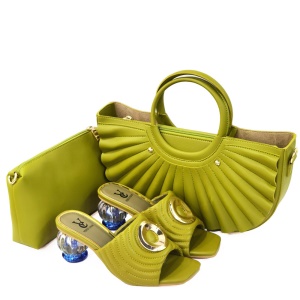 Ensemble de  sacs à main et talons hauts pour femmes (3 pièces)
