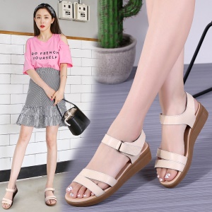 Sandales pour femmes avec semelle souple en cuir de vache
