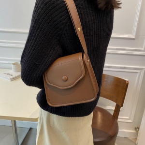 Sac à bandoulière pour femme en cuir synthétique