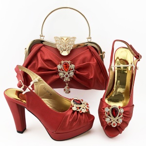 Ensemble de Talons hauts  et  sac  pour femmes