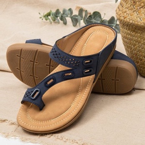 Sandales confortables en cuir synthétique