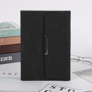 Bloc-notes Portfolio Agenda Organisateur avec couverture en similicuir