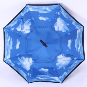 Parapluie inversé  à manche long
