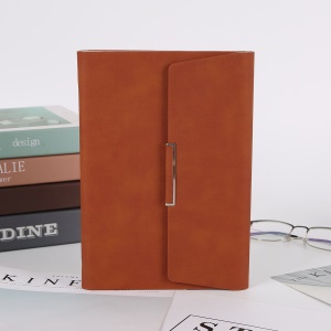 Bloc-notes Portfolio Agenda Organisateur avec couverture en similicuir