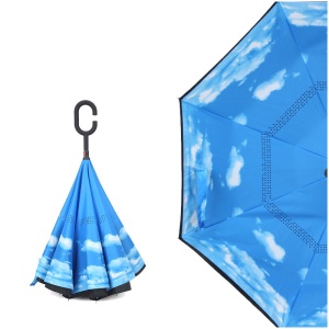 Parapluie inversé  à manche long