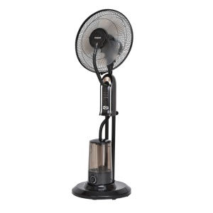 Ventilateur électrique à humidification d'air avec réservoir à eau ou à glace