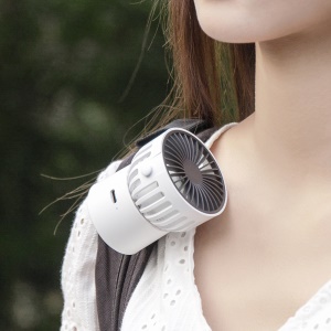Mini Ventilateur suspendu et position debout et accrochable rechargeable