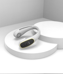 Mini Ventilateur de cou rechargeable avec Affichage LED rechargeable