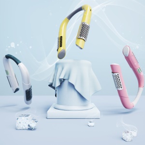 Mini Ventilateur de cou silencieux  rechargeable rechargeable