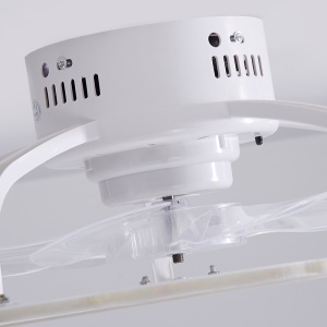 Ventilateur de plafond à lumière LED tricolore