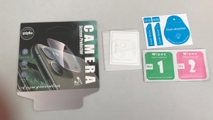 Film de protection d'objectif de téléphone portable IPhone en verre trempé, résistant aux rayures