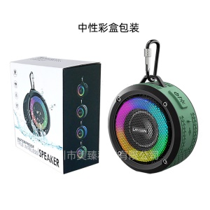 Haut-parleur Bluetooth étanche avec lumières  RGB colorées