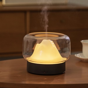 Humidificateur et diffuseur d'huile essentielle avec lumière colorée