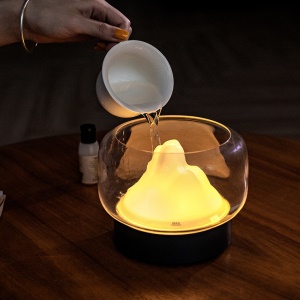 Humidificateur et diffuseur d'huile essentielle avec lumière colorée