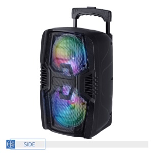 Haut-parleur Bluetooth subwoofer avec microphone sans fil 8 pouces