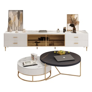 Table basse et Meuble TV de salle de séjour