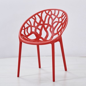 Chaise simple en plastique anti-corrosion et résistant à l'usure