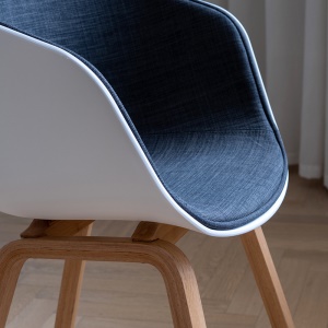 Chaise de salle à manger en bois massif antidérapant