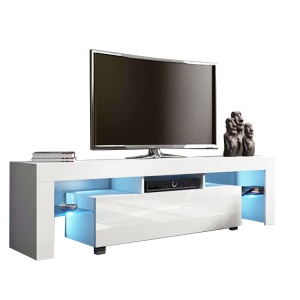 Meuble TV durable avec lumière LED